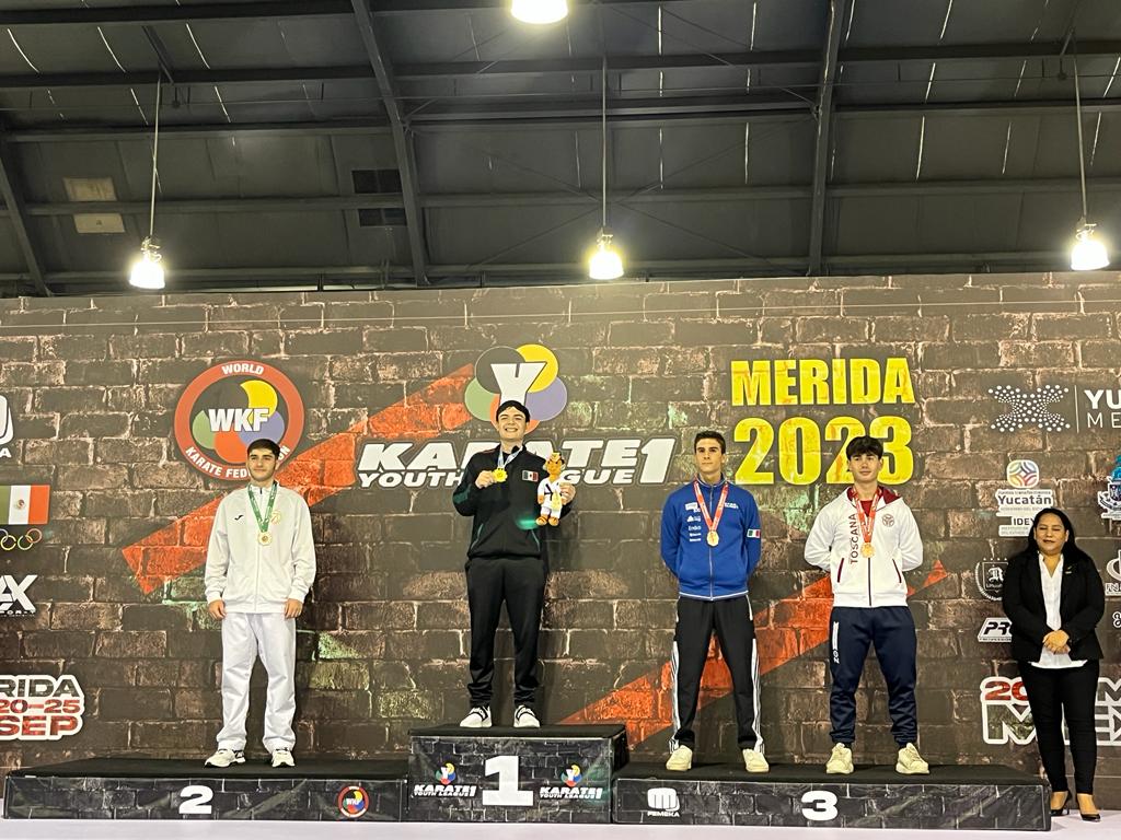 Obtiene sonorense medalla de oro en Liga Mundial Juvenil en Karate Do