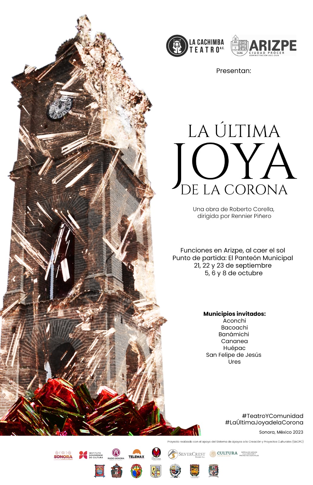 Estrenará “La Cachimba” obra en Arizpe