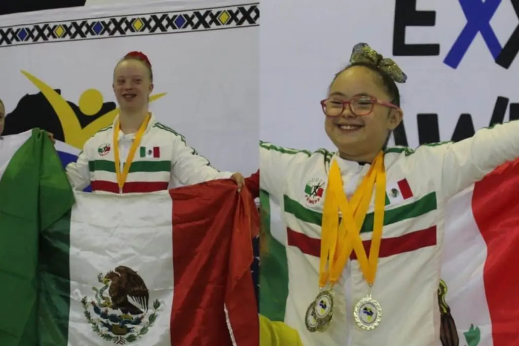 Triunfan mexicanas en Mundial de Gimnasia Artística Síndrome de Down 2023