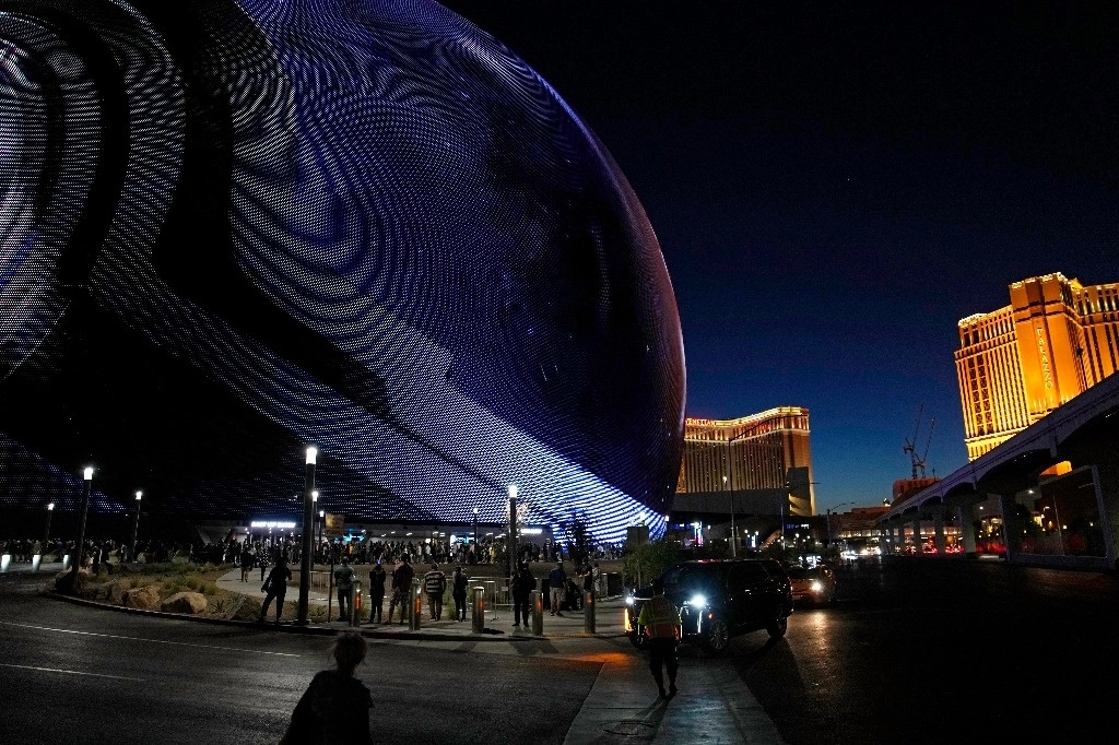 Impresionantes imágenes en concierto de U2 en la “Esfera” de Las Vegas