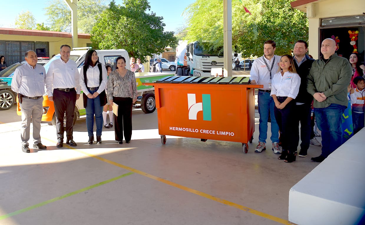 Llevan “reciclase” a escuela de Hermosillo