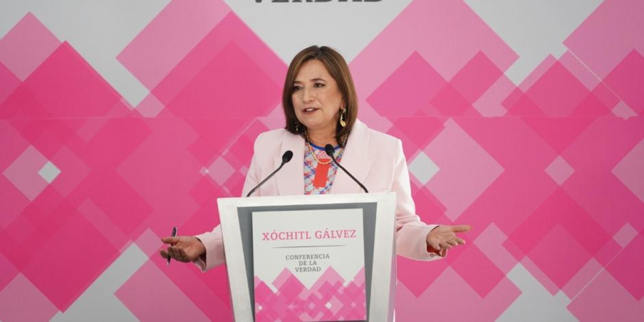 PROMESA INCUMPLIDA DE AMLO DE ACABAR CON LA CORRUPCIÓN: XÓCHITL GÁLVEZ