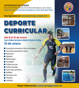 Fomentan la actividad física con Deporte Curricular en Unison