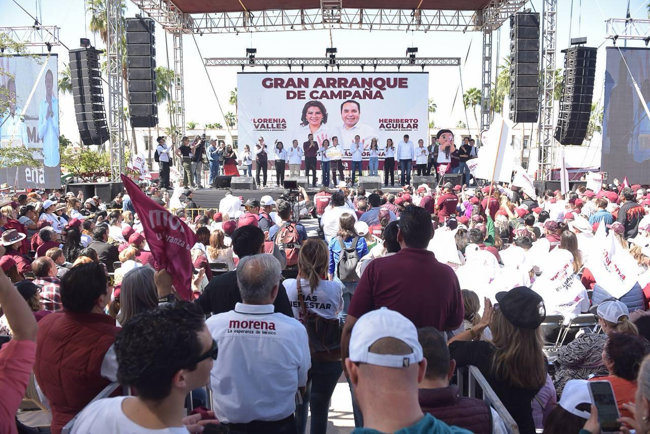 ARRANCAN CAMPAÑA CANDIDATOS AL SENADO Y DIPUTACIÓN FEDERAL BAJO EL LEMA “MÁS BIENESTAR, MÁS MORENA”