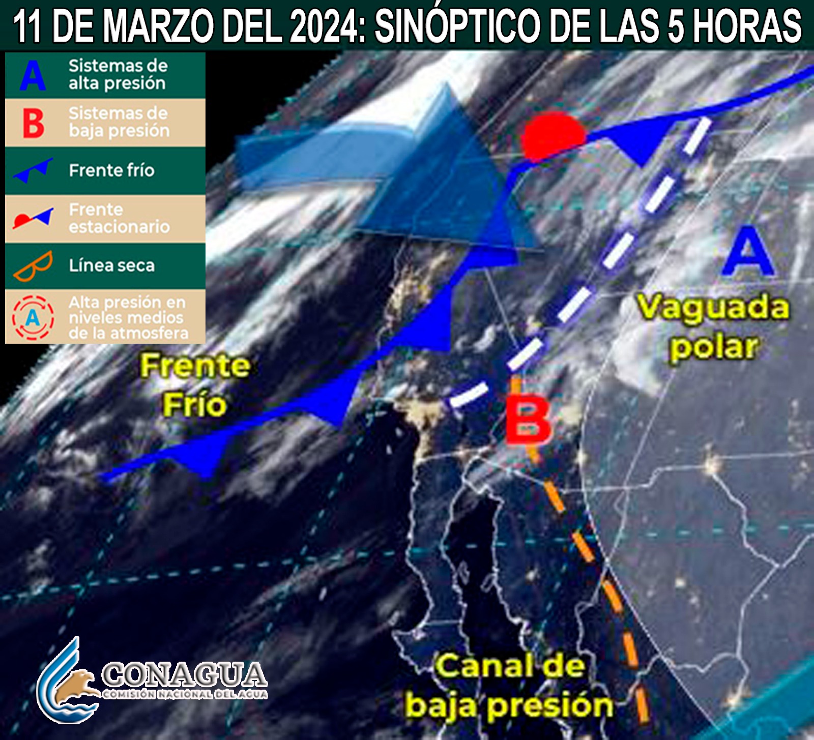 PRONOSTICAN ENTRADA DE NUEVO FRENTE FRÍO EN SONORA