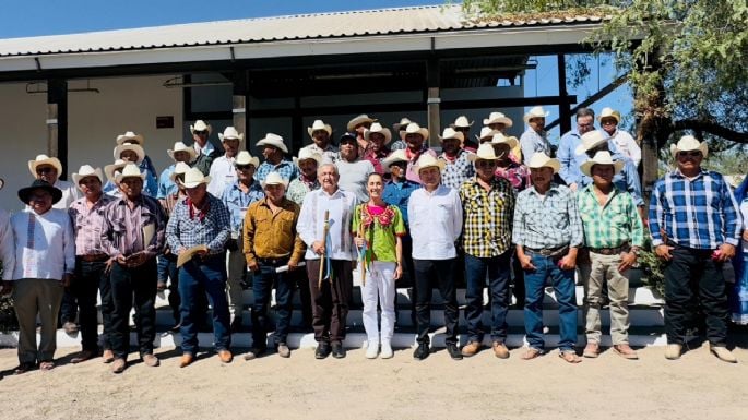 RATIFICA SHEINBAUM A TITULARES DE CONAGUA E INPI DURANTE REUNIÓN CON TRIBU YAQUI