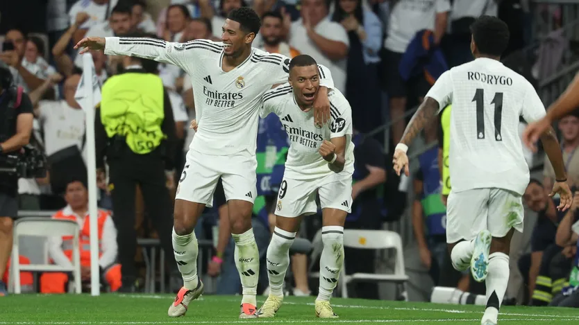 Anota Mbappé su primer gol y aporta a la victoria del Real Madrid