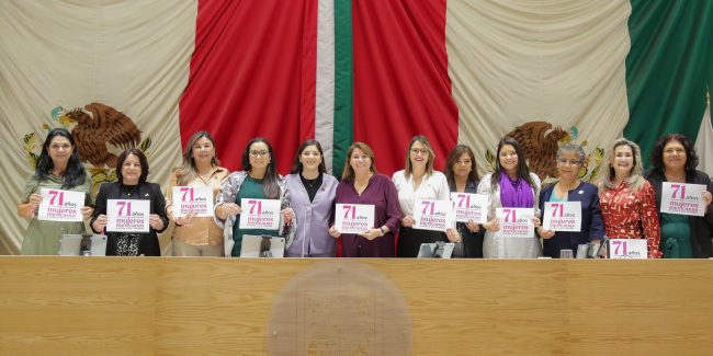 Conmemoran diputadas sonorenses 71 aniversario de conquista de derechos político-electorales Conmemoran diputadas sonorenses 71 aniversario de conquista de derechos político-electorales