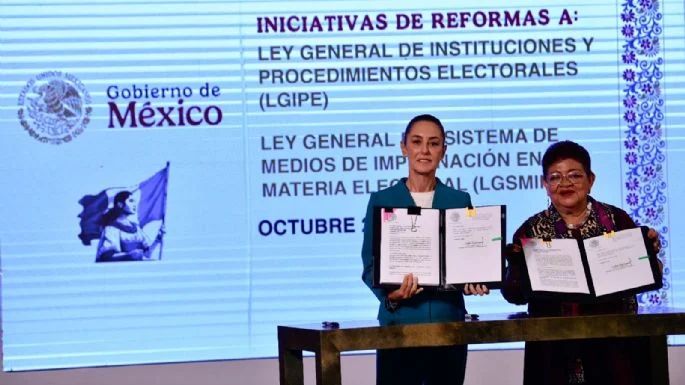 Envía Sheinbaum leyes secundarias para elección de jueces y magistrados