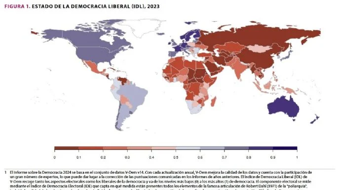 UBICA REPORTE A MÉXICO EN “ZONA GRIS” EN NIVELES DE DEMOCRACIA