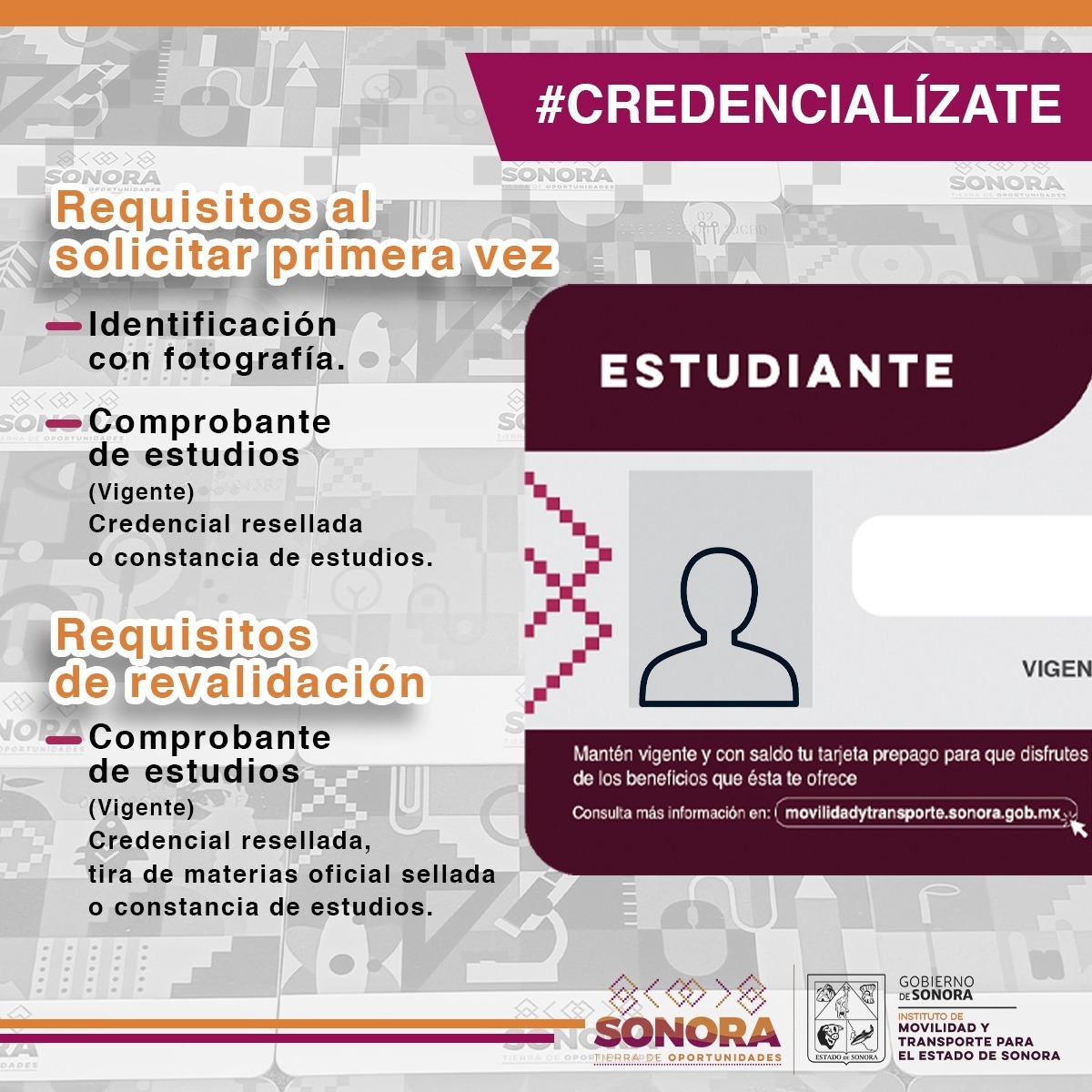 Invita IMTES a estudiantes revalidar credencial de transporte