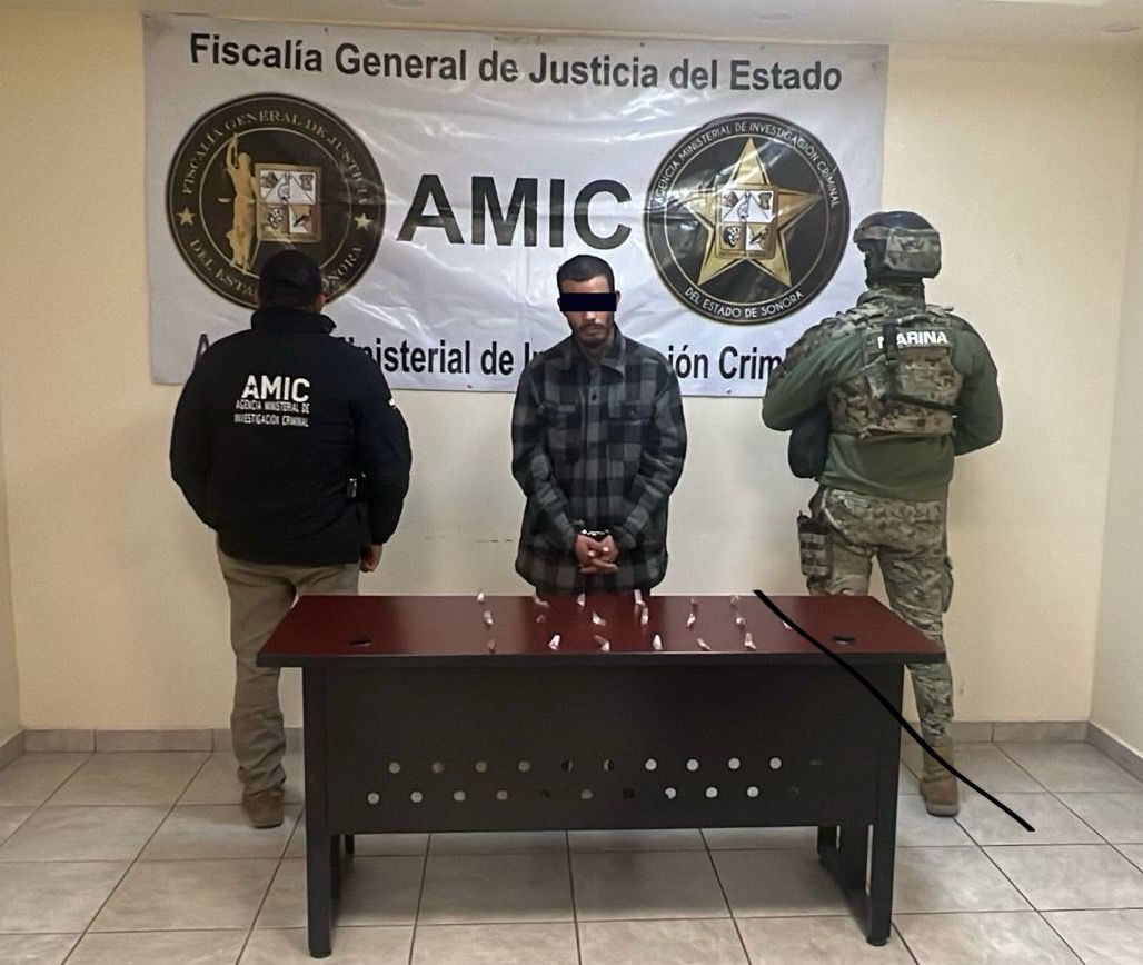 Detienen a “gabacho” con droga en SLRC; era buscado en EU