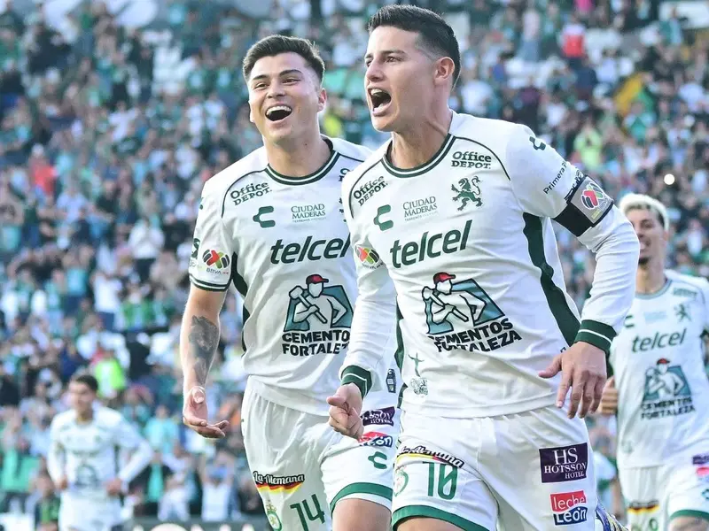 Anota James Rodríguez y da triunfo al León sobre Juárez