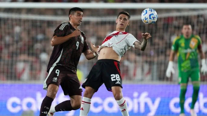 Cae México ante River Plate en partido amistoso