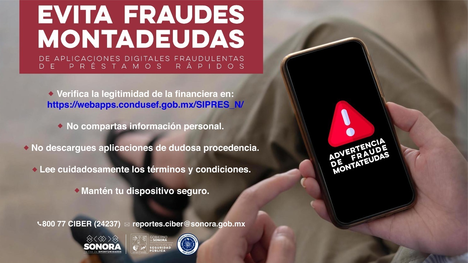 ADVIERTEN EN SONORA SOBRE FRAUDES EN APP QUE OFRECEN CRÉDITOS