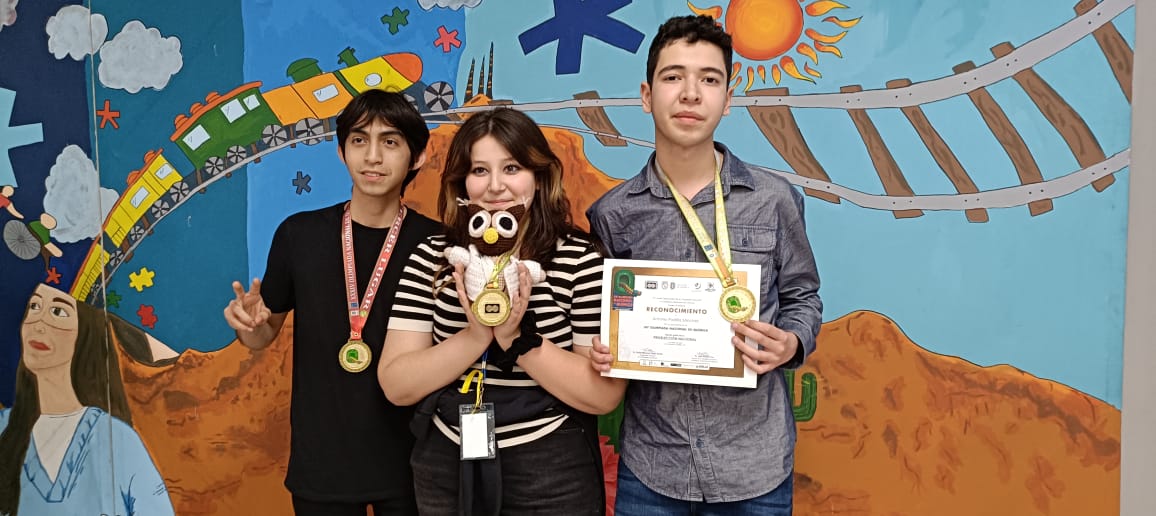 CONQUISTAN DOS OROS Y BRONCE ALUMNOS DEL COBACH SONORA EN OLIMPIADA NACIONAL DE QUÍMICA