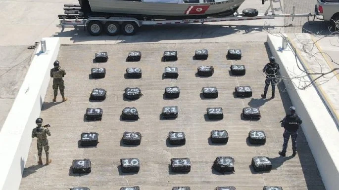 Decomisan 1.5 toneladas de cocaína en Jalisco