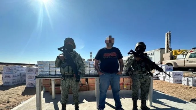 DECOMISAN EN SONORA MEDIA TONELADA DE COCAÍNA OCULTA EN TRACTOCAMIÓN