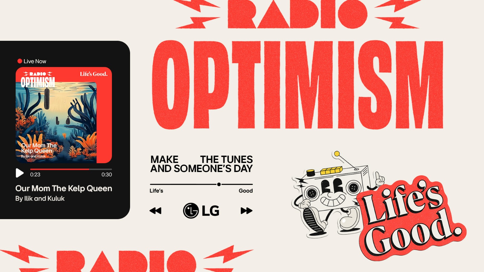 LANZA LG ELECTRONICS SU CAMPAÑA “RADIO OPTIMISM” PARA FORTALECER LOS LAZOS HUMANOS