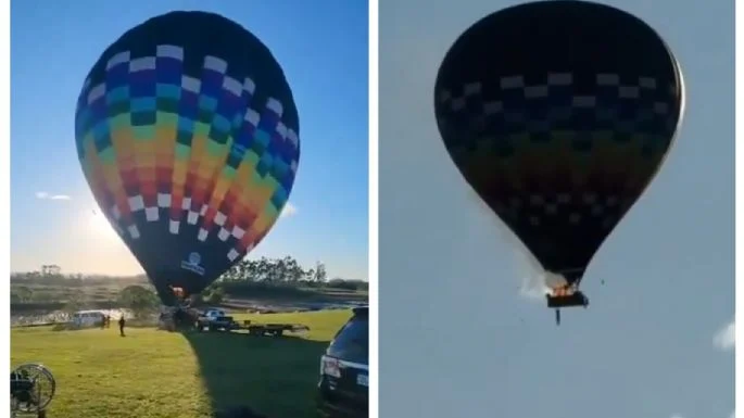 Se incendia globo aerostático y deja ocho muertos