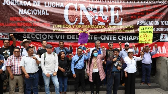 ADVIERTE GOBERNACIÓN A CNTE QUE NO HABRÁ MÁS PROPUESTAS Y LOS CONMINA A REANUDAR CLASES