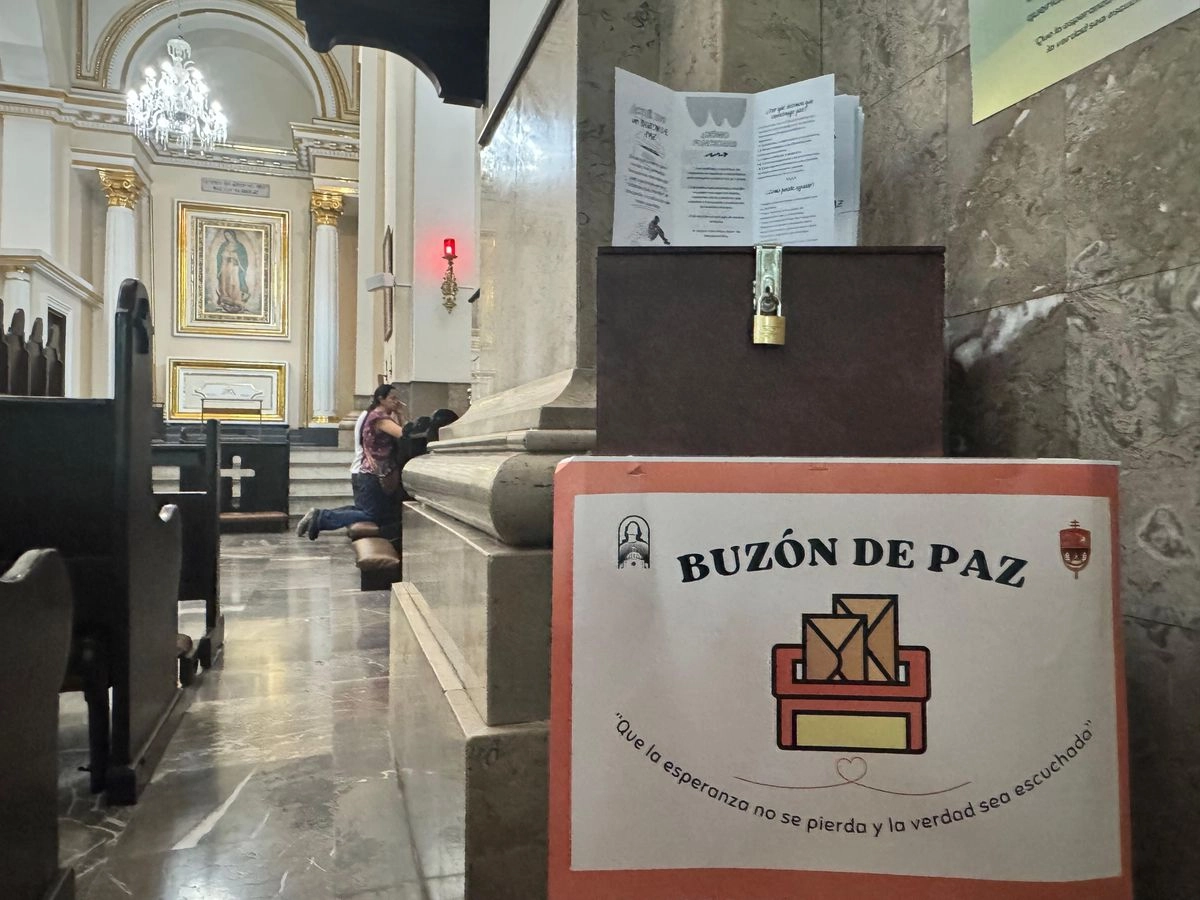 INSTALA ARQUIDIÓCESIS “BUZÓN DE PAZ” EN LA CATEDRAL DE HERMOSILLO