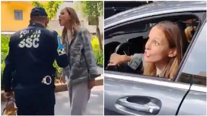 Identifican a #LadyRacista que insultó a policías