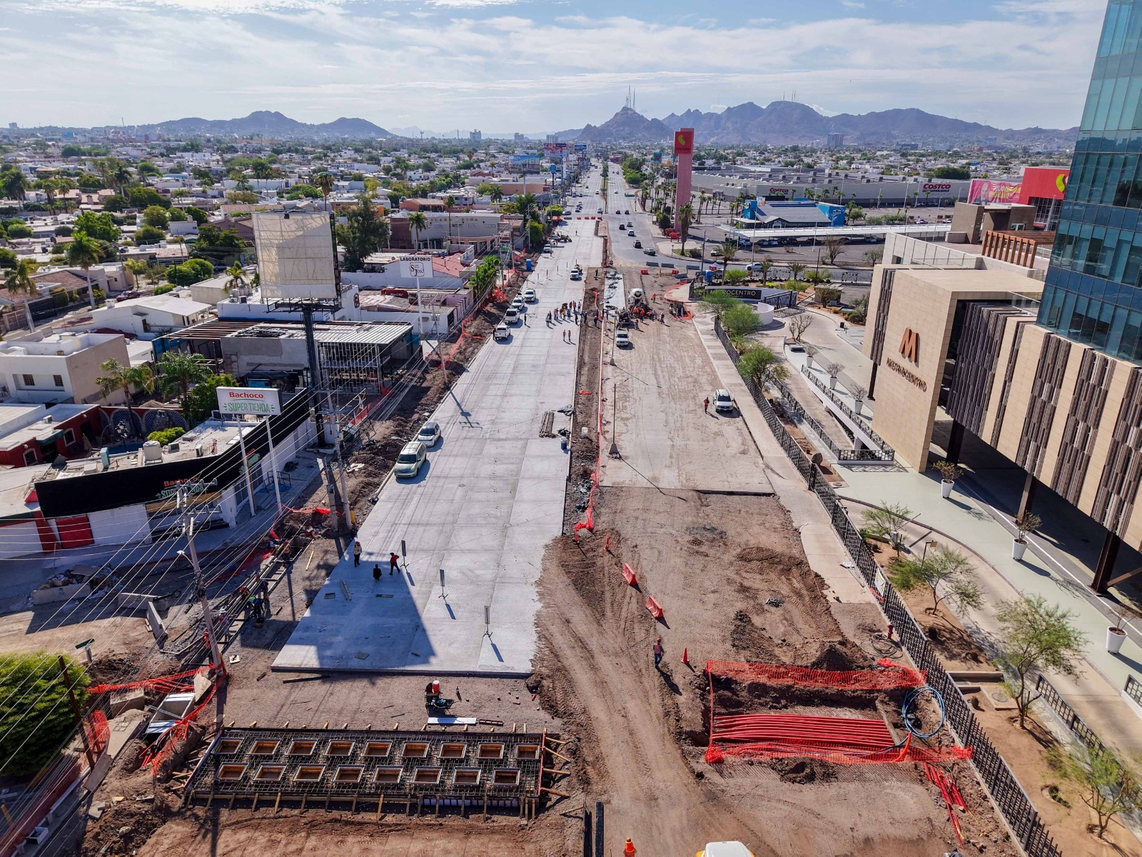 Lleva 40 por ciento de avance obra de paso a desnivel