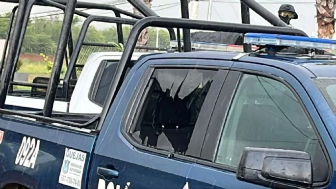 Sufren policías ataque armado en Culiacán