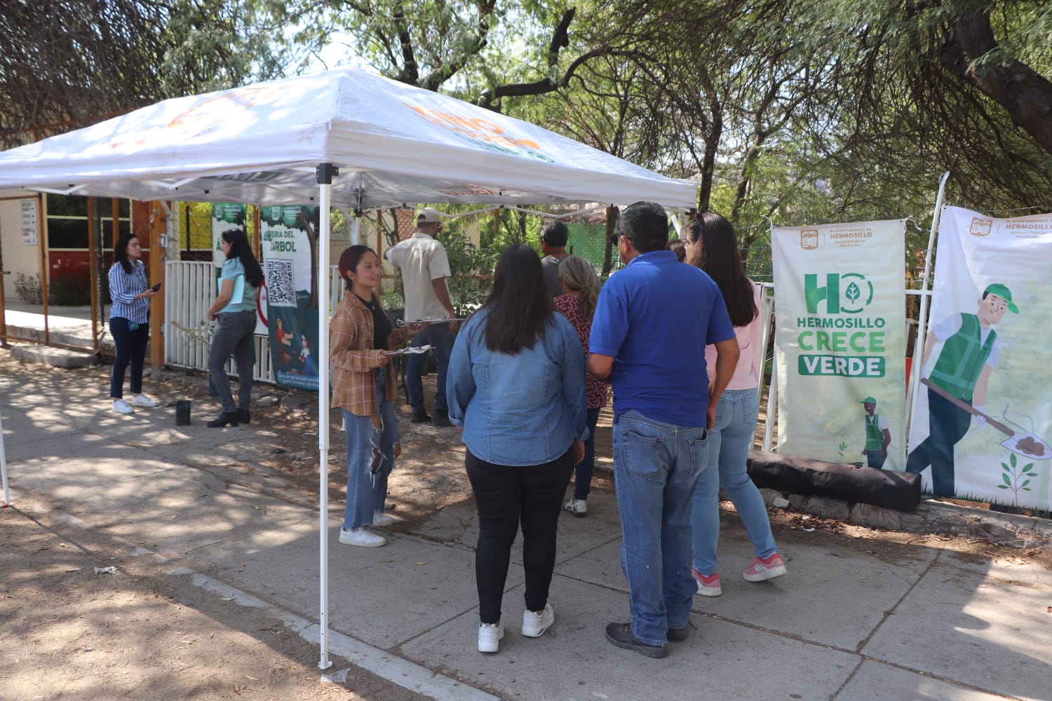 Recuperan espacios verdes con reforestación en Hermosillo
