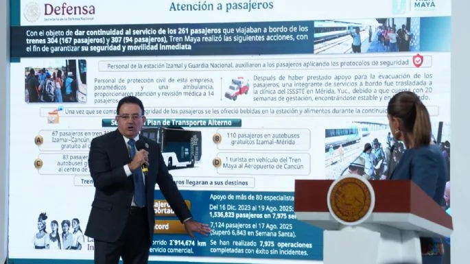 FUE UN “PERCANCE DE VÍA” EL ACCIDENTE DEL TREN MAYA: LOZANO ÁGUILA