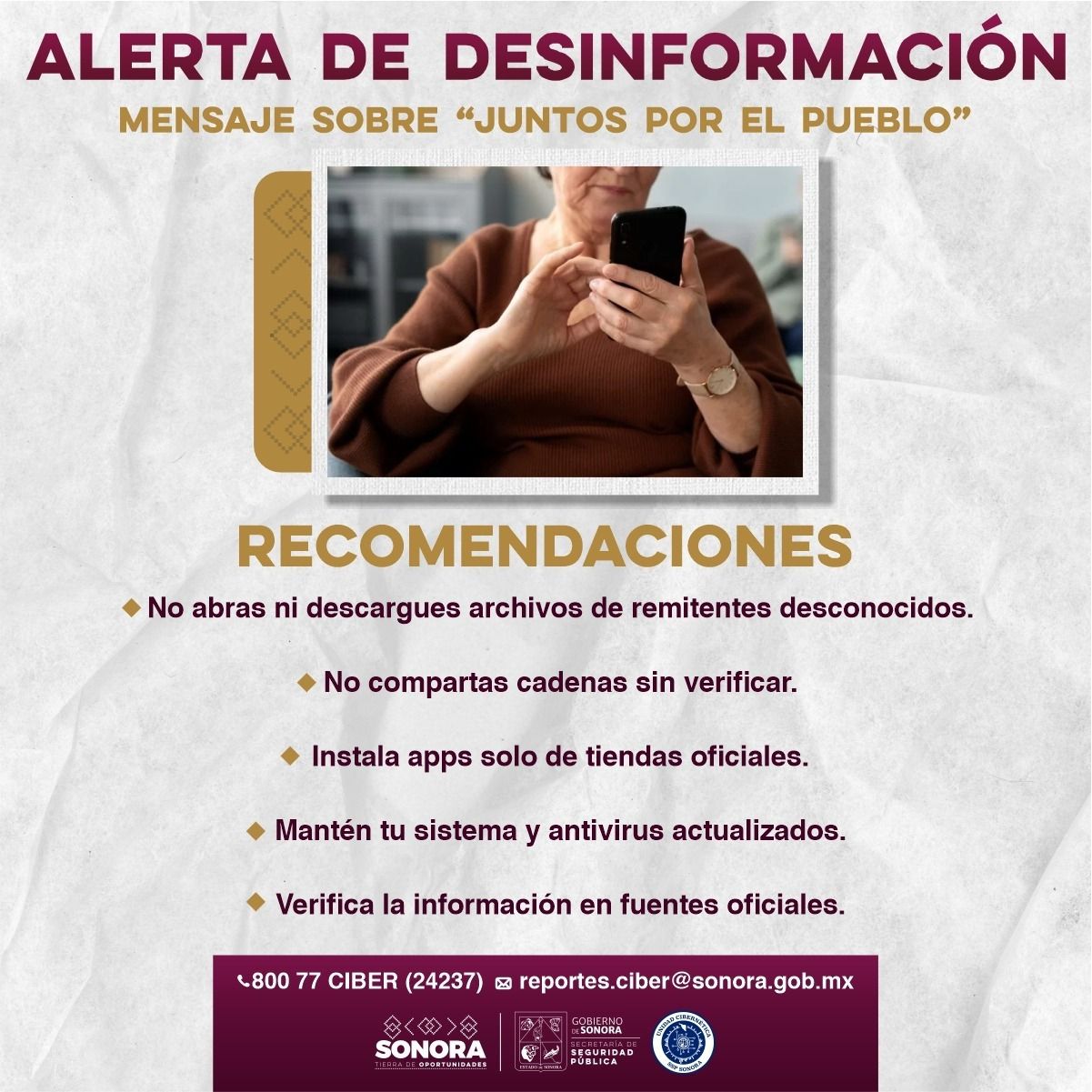 ADVIERTEN SOBRE MENSAJE FALSO QUE CIRCULA EN REDES COMO WHATSAPP