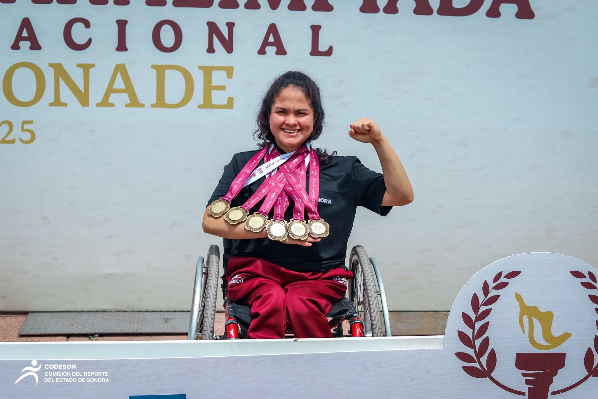 GANA NADADORA SONORENSE DOS MEDALLAS DE ORO EN PARALIMPIADA NACIONAL CONADE 2025