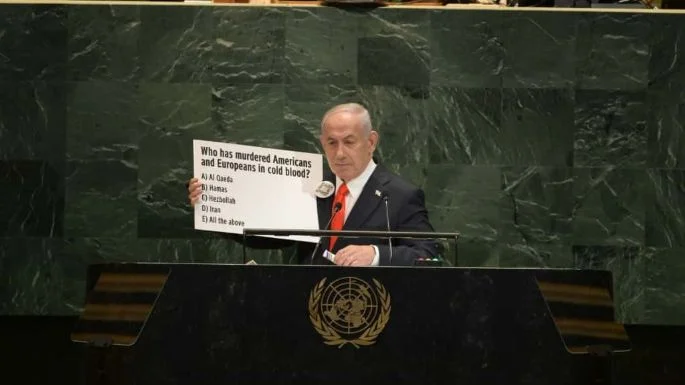 Asegura Netanyahu a rehenes en ONU: “los traeremos a casa”