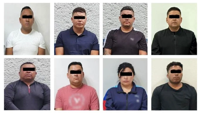 Aprehenden a ocho por secuestro exprés; tres son policías