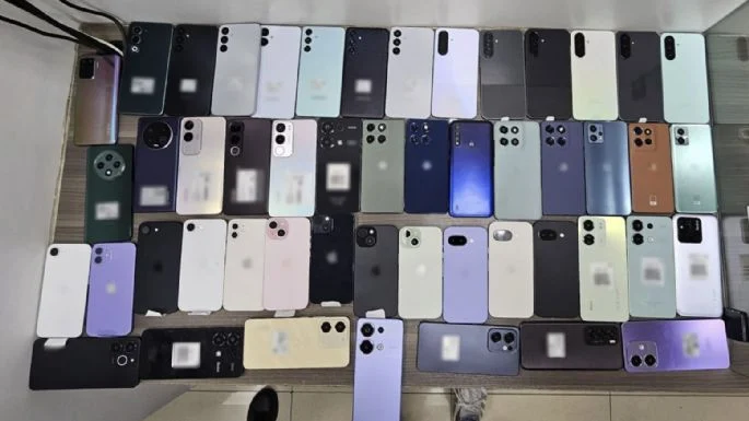 Roban más de cien celulares; ladrones son detenidos
