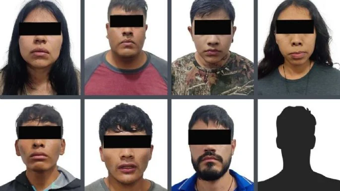 Detienen a ocho integrantes del CJNG; una funcionaria, entre ellos