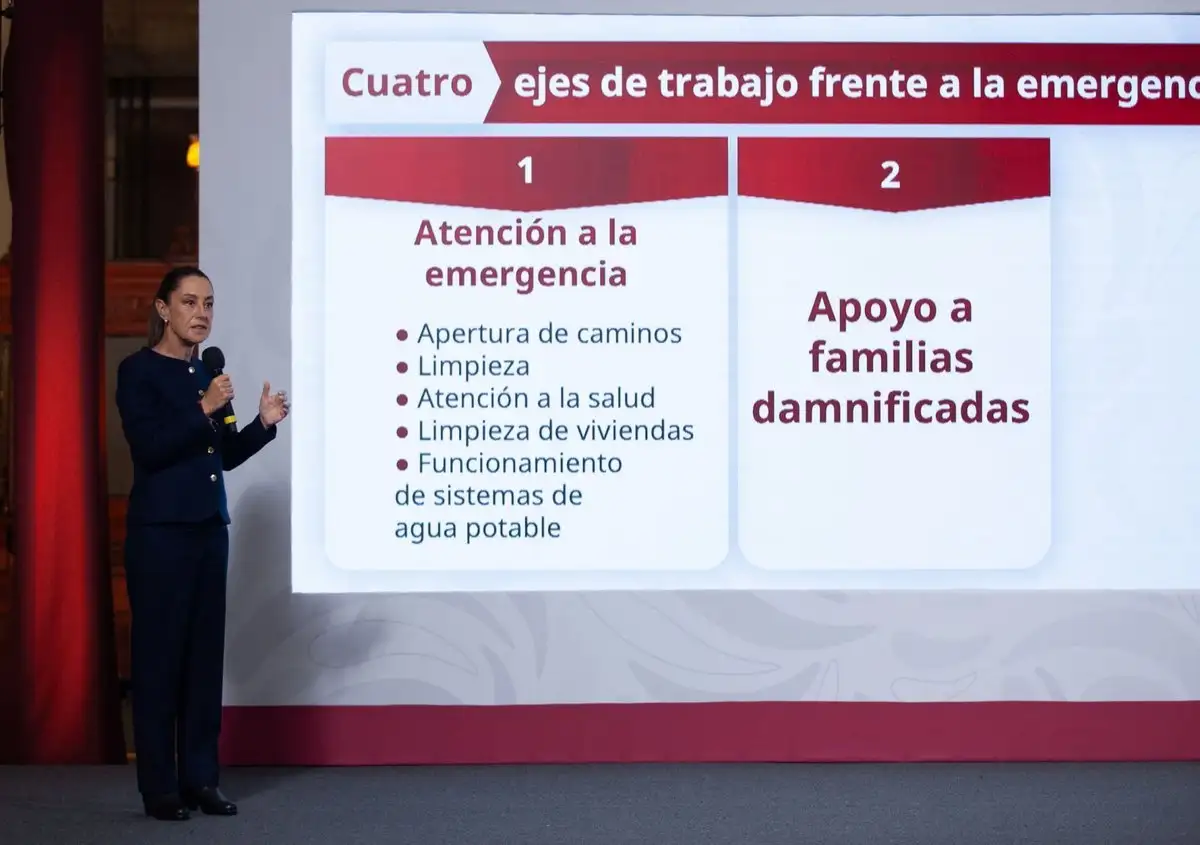 ESTIMA GOBIERNO APOYOS POR 10 MIL MILLONES DE PESOS PARA DAMNIFICADOS POR LLUVIAS