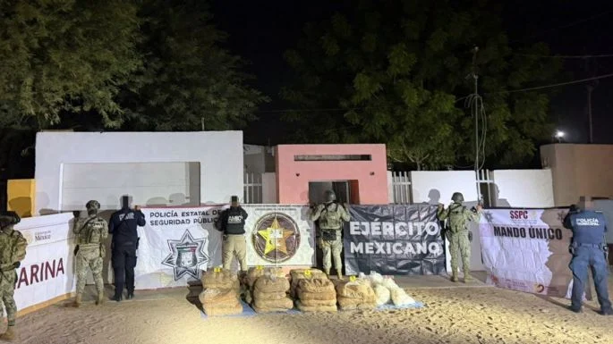 Decomisan casi media tonelada de metanfetaminas en SLRC