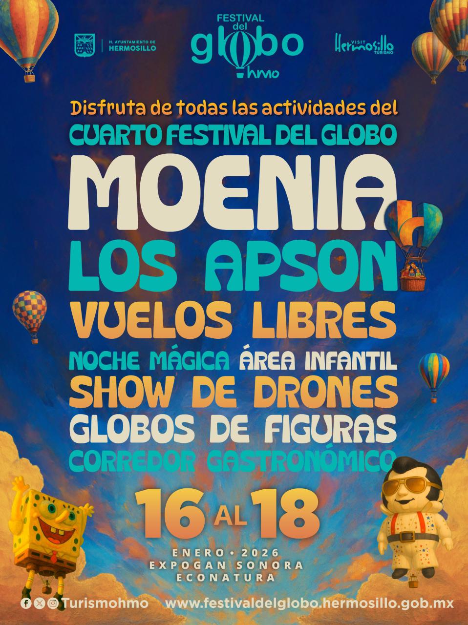 Inicia este viernes Cuarto Festival del Globo en Hermosillo
