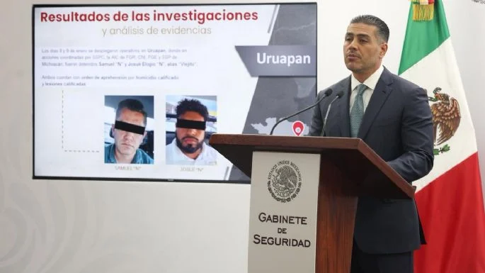 SUMAN DOS DETENCIONES MÁS POR EL HOMICIDIO DEL ALCALDE DE URUAPAN