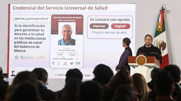 PONE EN MARCHA SHEINBAUM PROCESO DE CREDENCIALIZACIÓN PARA SERVICIO UNIVERSAL DE SALUD