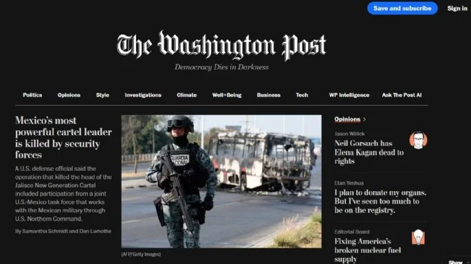 ACAPARA INTERÉS INTERNACIONAL LA MUERTE DE “EL MENCHO” A MANOS DE FUERZAS FEDERALES ACAPARA INTERÉS INTERNACIONAL LA MUERTE DE “EL MENCHO” A MANOS DE FUERZAS FEDERALES