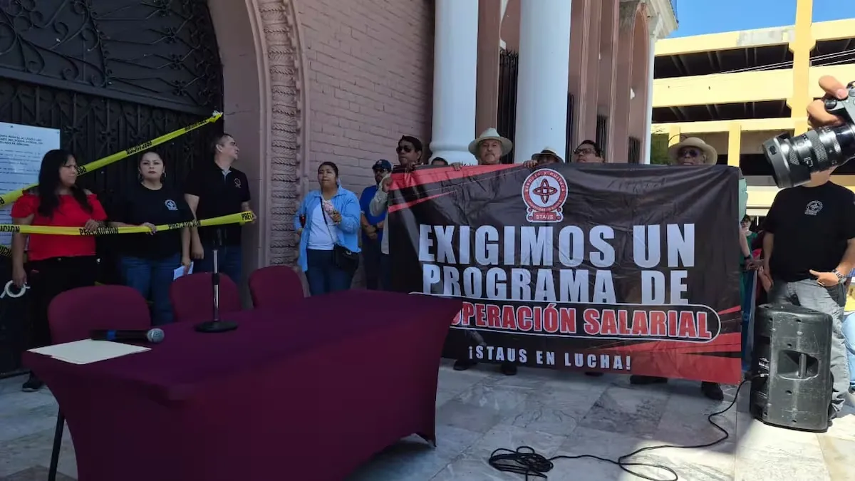 AUMENTA STAUS SUS NIVELES DE PROTESTA ANTE FALTA DE ACUERDOS CON UNISON