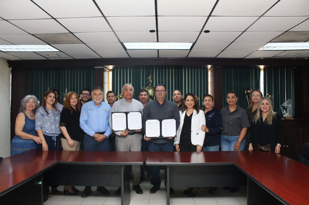 Firman convenio Asociación de Mineros y UTH