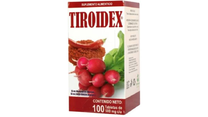 Advierte Cofepris a la población sobre uso del Tiroidex