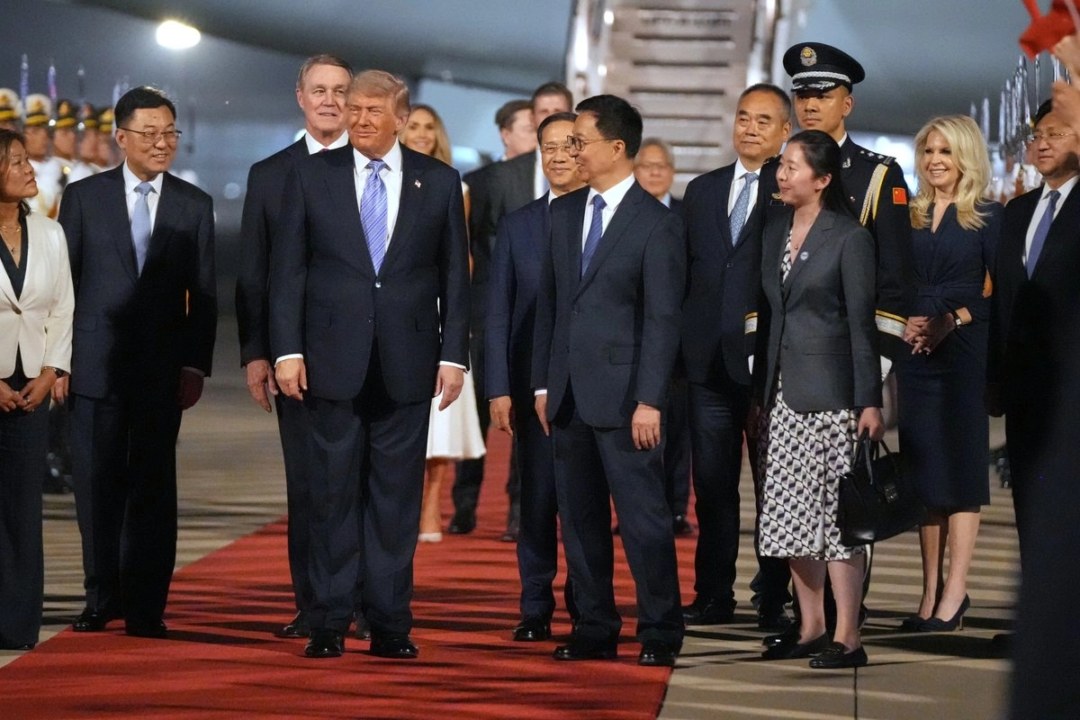 REALIZA TRUMP VISITA DE TRABAJO A CHINA POR PRIMERA VEZ EN DIEZ AÑOS