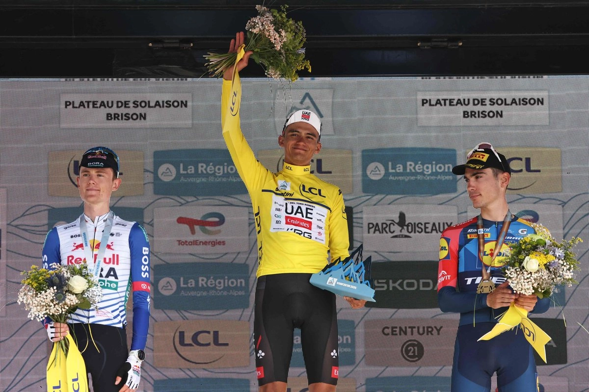 GANA EL MEXICANO ISAAC DEL TORO EL TOUR DE AUVERNIA EN LOS ALPES FRANCESES