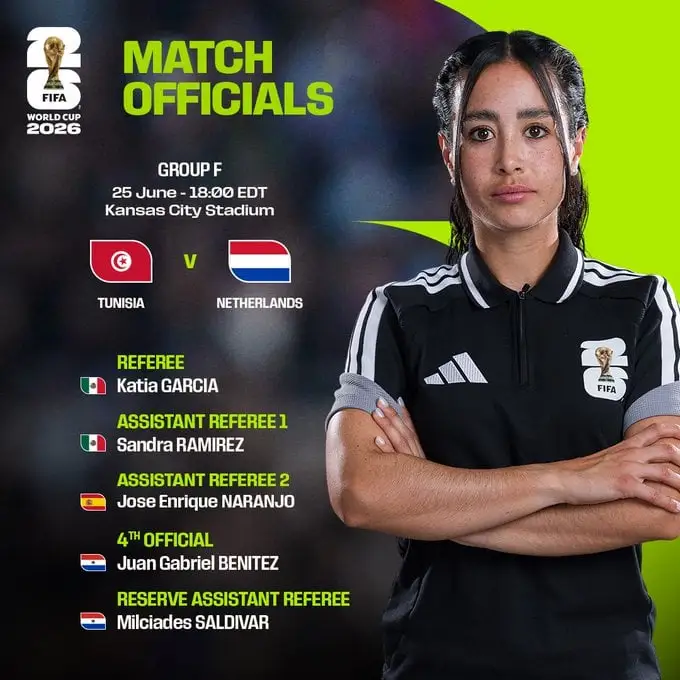DESIGNAN POR PRIMERA VEZ A ÁRBITRA MEXICANA PARA DIRIGIR UN PARTIDO VARONIL EN UN MUNDIAL