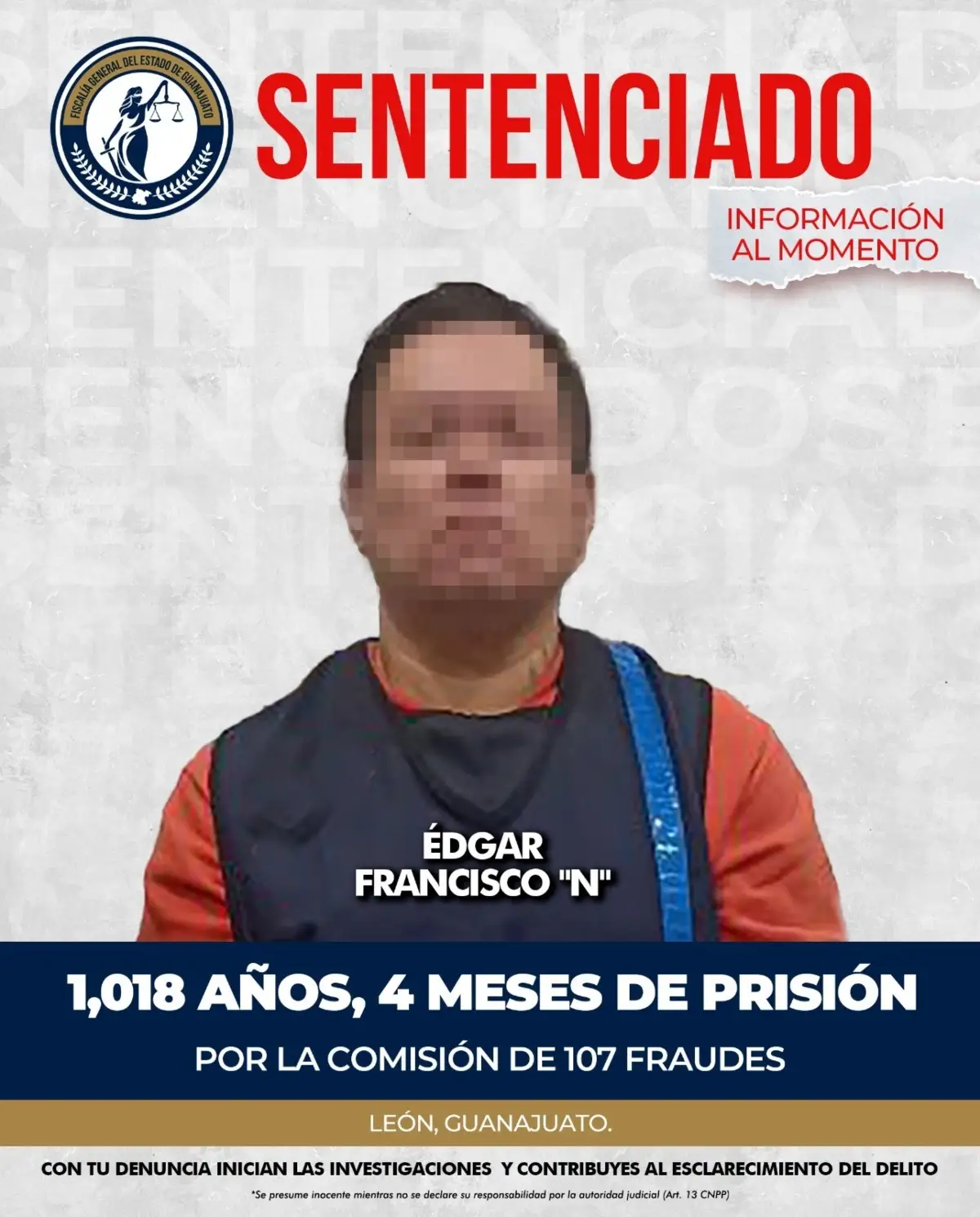 Dan mil años de prisión a abogado defraudador Dan mil años de prisión a abogado defraudador